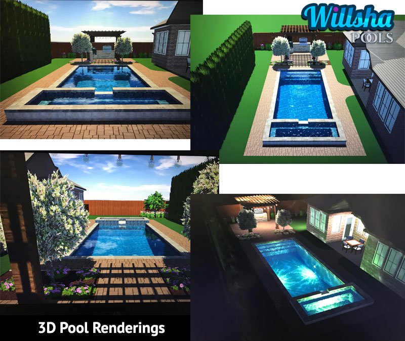 3D Pool Renderings