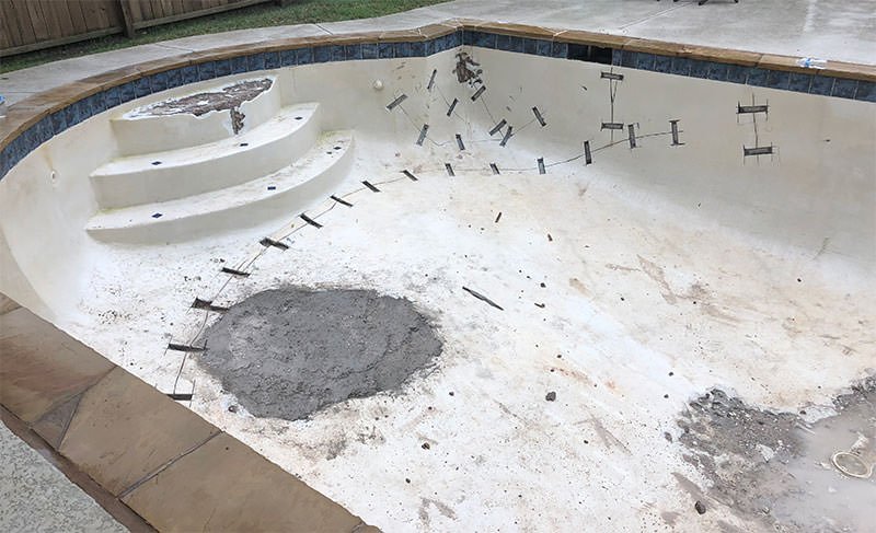 pool plaster repair