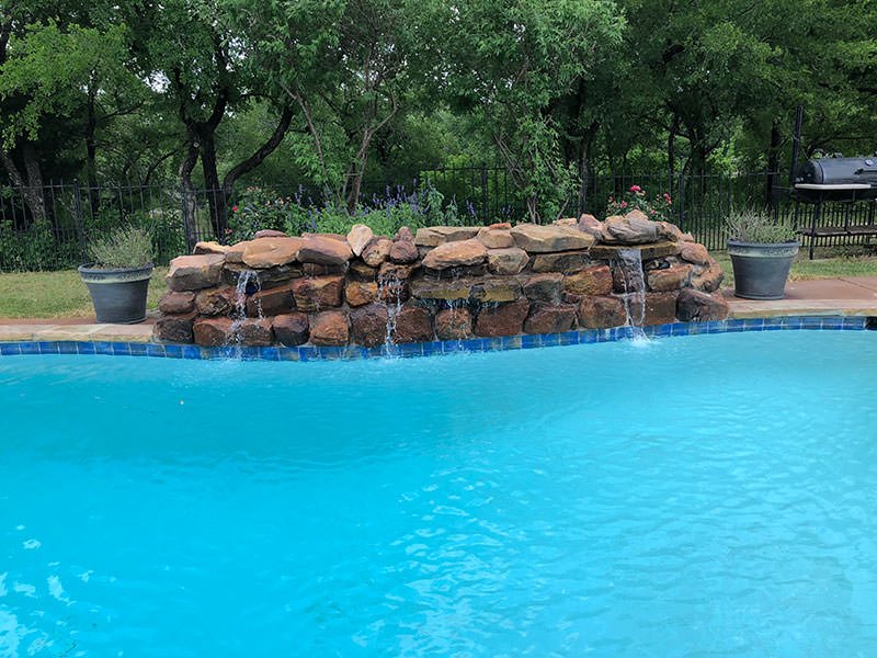 Pool with Waterfall