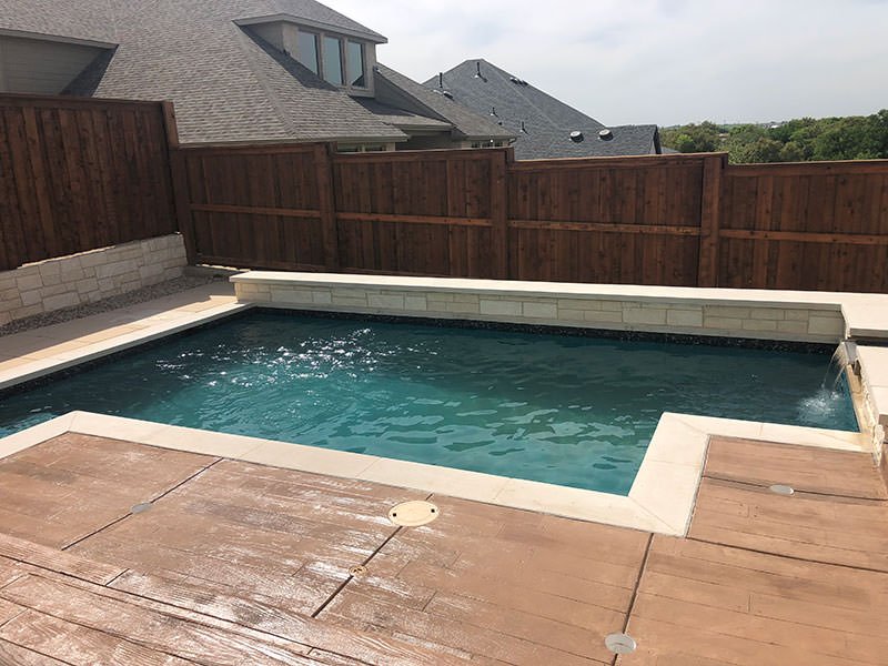 Pool and Spa for home in Walsh Ranch