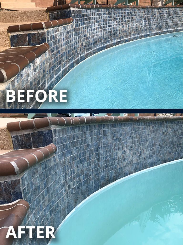 Pool Tile & Surface Cleaning with Dustless Blasting Willsha Pools