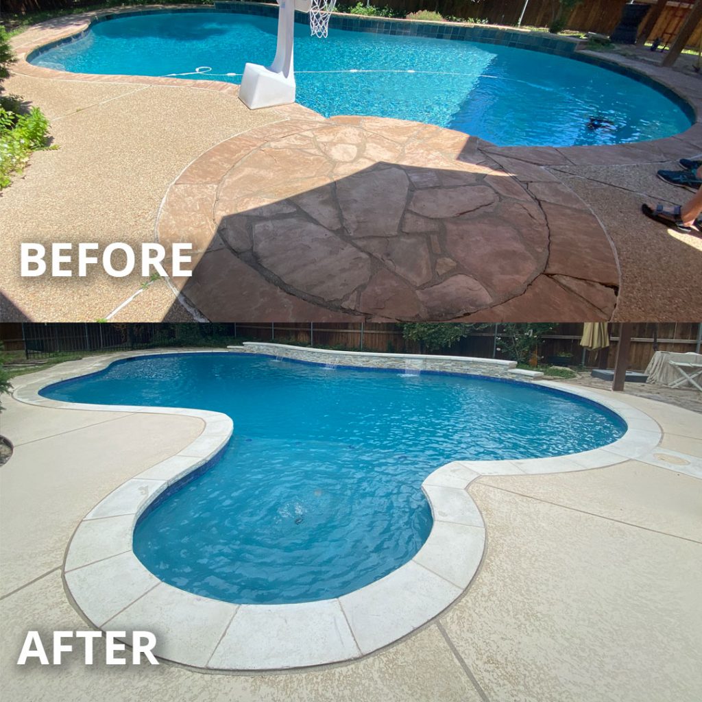 Before & After: Fort Worth Pool Remodel