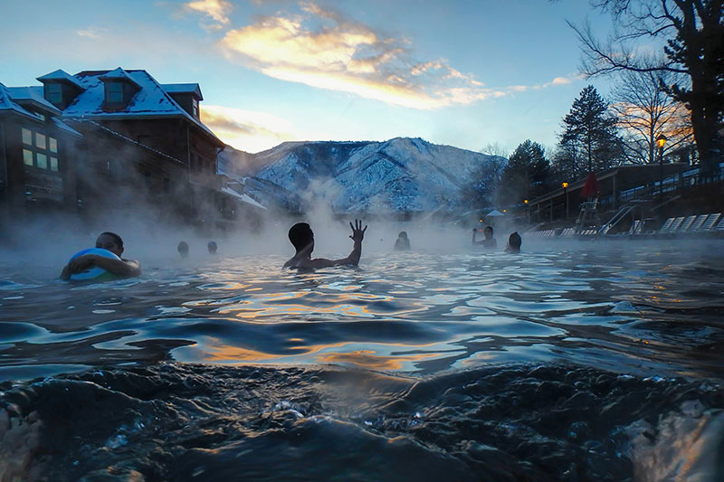 Pool in Winter